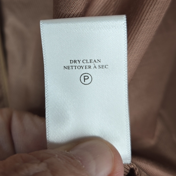 A.L.C Women Maverick Blazer Jacket  Coat Sz 2 Tan Orange Long Line Lace Up Cinch - Picture 11 of 12